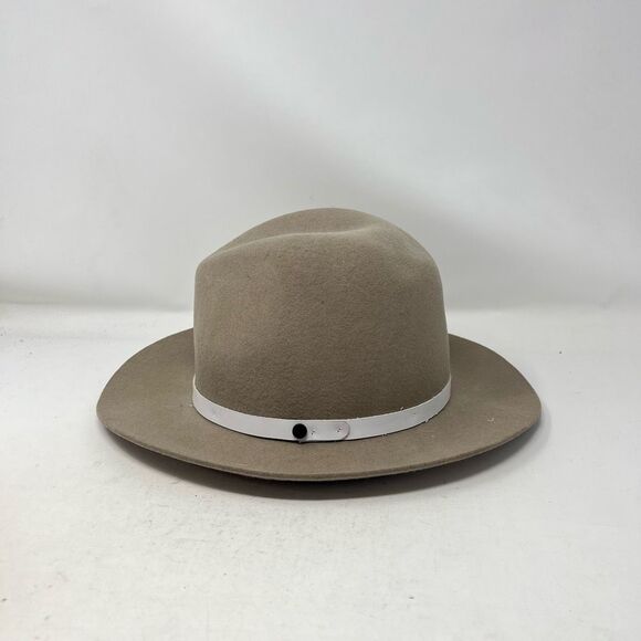 Rag & Bone Womens Floppy Brim Fedora Pecan Brown Medium - Picture 2 of 8